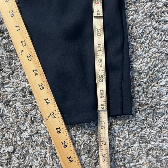 Joan Walters Vintage Jumpsuit Size 12 Black Solid Gold Beaded Retro Disco 80s - Picture 16 of 16